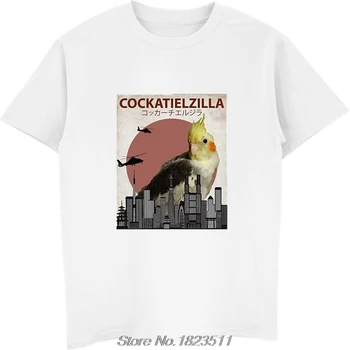 Fierbinte De Vânzare De Moda Cockatielzilla | Amuzant Papagalul T-Shirt Pentru Cacadu Iubitorii Tee Barbati Tricou Amuzant Harajuku Streetwear